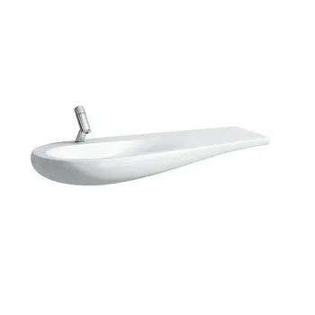 Mēbeļu izlietne  Laufen Il Bagno Alessi One, ar 1 maisītāja caurumu, ar LCC, 120x50cm, balta, H8149734001041