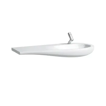 Mēbeļu izlietne Laufen Il Bagno Alessi One, ar 1 maisītāja atveri, ar LCC, 120x50cm, balta, H8149744001041