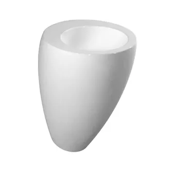 Vannas istabas izlietne Laufen Il Bagno Alessi One, uz grīdas, 52x53x85cm, LCC apdare, H8119714001091 Balta