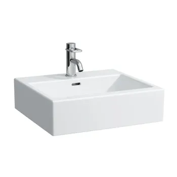 Vannas istabas izlietne Laufen Living, Uz virsmas 50x46cm H8174310001091 Balta