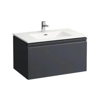 Vannas istabas skapītis Laufen Pro S, ar izlietni un atvilktņu organizatoru, 80x50cm H8609644801041 Grafits