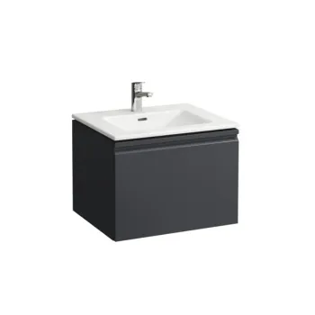 Vannas istabas skapītis Laufen Pro S, ar izlietni un atvilktņu organizatoru, 60x50cm H8609624801041 Grafīts