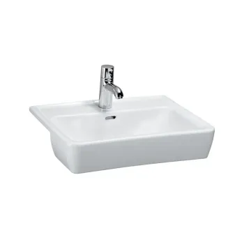 Vannas istabas izlietne Laufen Pro, 560 x 440 x 185 mm, Daļēji iebūvējama  H8129610001091 Balta
