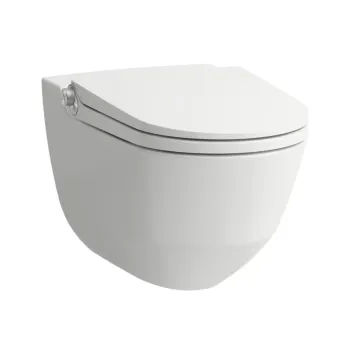 Piekaramais pods ar Bide funkciju Laufen CLEANET RIVA, piekaramais, tiešā skalošana, Rimfree, SoftClose Vāks ar Quick release, ar screenshot pulti H820691A000001