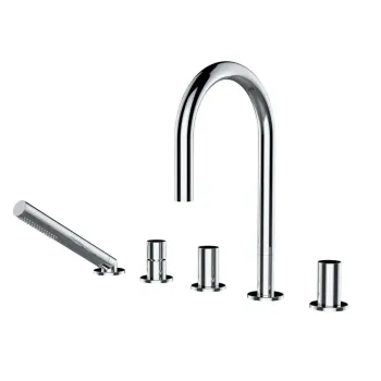 Vannas maisītājs Laufen Kartell, uz vannas malas, hroms, H3223350042821