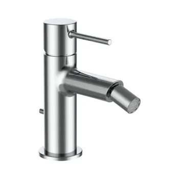 Bidē maisītājs Laufen Twinplus Slim, ar fiksētu izteku, ar PopUp vārstu, HF505410100000, Hromēts
