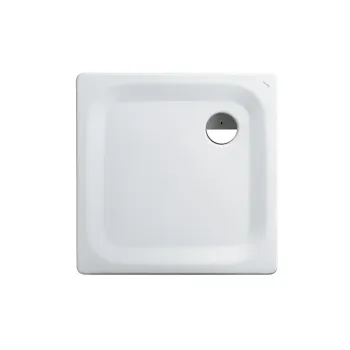 Dušas paliktnis Laufen Platina, 80x80cm kvadrātveida, emaljēts tērauds (3.5 mm), ekstra plāns (30 mm), H2150010000401, Balts