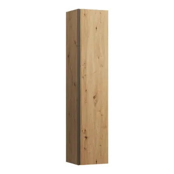 Augstais skapis Laufen Meda, 1 durvis, durvju eņģes labajā pusē, 165x35x34cm, ozols, H4216520112671