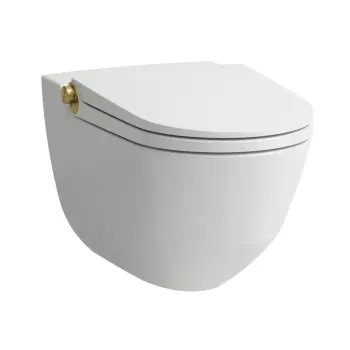 Piekaramais pods ar Bide funkciju Laufen CLEANET RIVA, piekaramais, tiešā skalošana, Rimfree, SoftClose Vāks ar Quick release, ar screenshot pulti H8206914010001