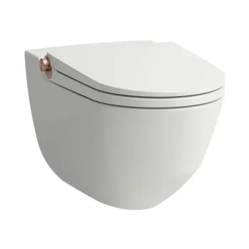 Piekaramais pods ar Bide funkciju Laufen CLEANET RIVA, piekaramais, tiešā skalošana, Rimfree, SoftClose Vāks ar Quick release, ar screenshot pulti H8206914030001