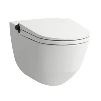 Piekaramais pods ar Bide funkciju Laufen CLEANET RIVA, piekaramais, tiešā skalošana, Rimfree, SoftClose Vāks ar Quick release, ar screenshot pulti H8206914040001