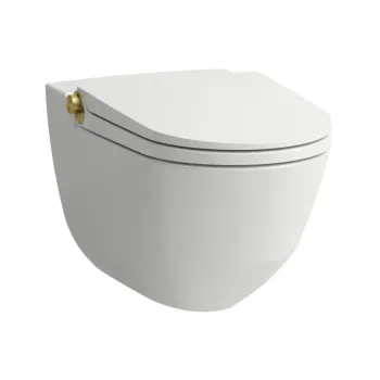 Piekaramais pods ar Bide funkciju Laufen CLEANET RIVA, piekaramais, tiešā skalošana, Rimfree, SoftClose Vāks ar Quick release, ar screenshot pulti H8206917620001