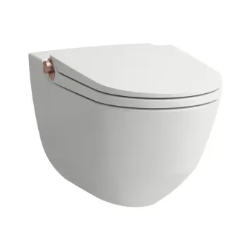 Piekaramais pods ar Bide funkciju Laufen CLEANET RIVA, piekaramais, tiešā skalošana, Rimfree, SoftClose Vāks ar Quick release, ar screenshot pulti H8206917640001