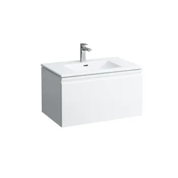 Vannas istabas skapītis Laufen Pro S, ar izlietni, 80x50cm H8609634751041 Balta