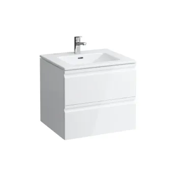 Vannas istabas skapītis  Laufen PRO S, ar izlietni un atvilktņu organizatoru, 600 mm, H8619614751041 Balts