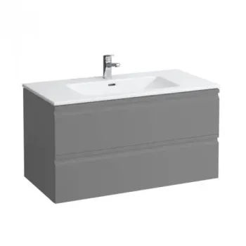 Vannas istabas skapītis Laufen Pro S, ar izlietni un atvilktņu organizatoru, 100x50cm H8619654801041 matēts grafīts