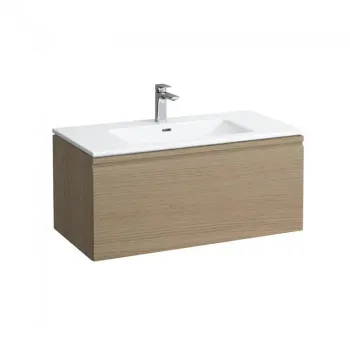 Vannas istabas skapītis Laufen Pro S, ar izlietni un atvilktņu organizētāju, 120x53x50cm H8609684791041, gaišs ozols