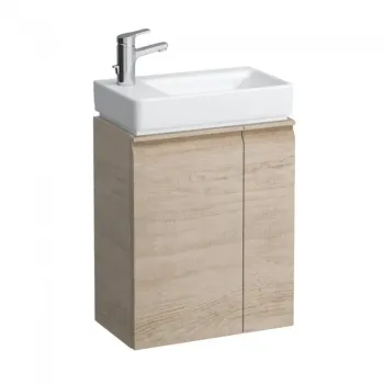Vannas istabas skapītis Laufen Pro S, kreisais 47x28x61cm (der ar izlietni H815955), H4830010954791 Gaišs Ozols