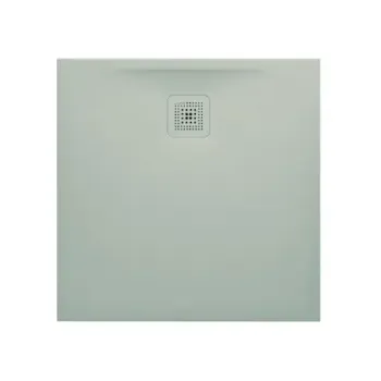Dušas paliktnis Laufen PRO, 80x80cm no Marbond kompozīta, super plāns, kvadrātveida, H2109500770001 gaiši pelēks