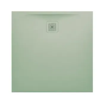 Dušas paliktnis Laufen Pro, 90x90cm Marbond kompozītmateriāls, super plāns, kvadrātveida, H2109560770001 gaiši pelēks