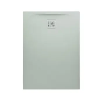 Dušas paliktnis Laufen Pro, 110x80cm no Marbond kompozīta, ļoti plāns, taisnstūrveida, H2129540770001 gaiši pelēks