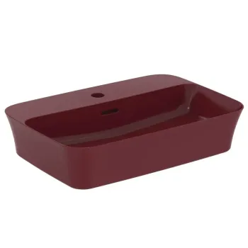 Vannas istabas izlietne Ideal Standard Ipalyss, uz virsmas 55x38 cm, ar atveri maisītājam, granātābolu, E2077V6
