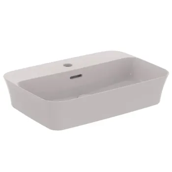 Vannas istabas izlietne Ideal Standard Ipalyss, uz virsmas 55x38 cm, ar atveri maisītājam, Betona, E2077V9