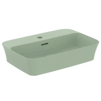 Vannas istabas izlietne Ideal Standard Ipalyss, uz virsmas 55x38 cm, ar atveri maisītājam, Sage, E2077X9