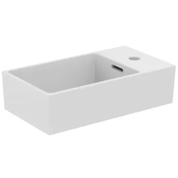 Vannas istabas izlietne Ideal Standard Extra, uz virsmas 45x25 cm, ar pārplūdi, balta, T373401