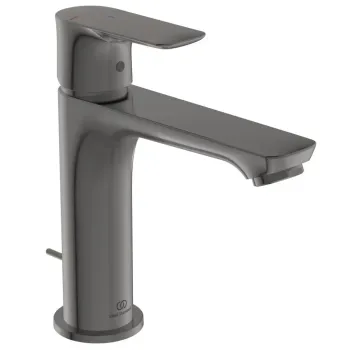 Vannas istabas izlietnes maisītājs Ideal Standard Connect Air, Grande Slim, ar vārstu, 5 l/min, matēta pelēka, A7013A5