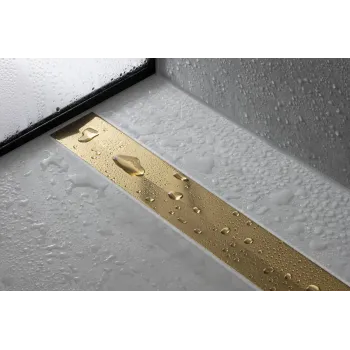 Dušas kanāls Hansgrohe RainDrain Flex, ar nerūsējošā tērauda resti 700, divpusējai uzstādīšanai, griežams, matēta bronza, 56043140 NEW