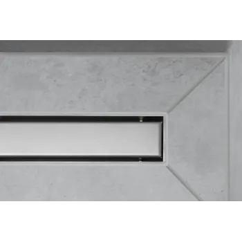 Dušas kanāls Hansgrohe RainDrain Match, ar nerūsējošā tērauda resti 700, ar augstuma regulējamu rāmi, matēta nerūsējošā tērauda, 56037800 NEW