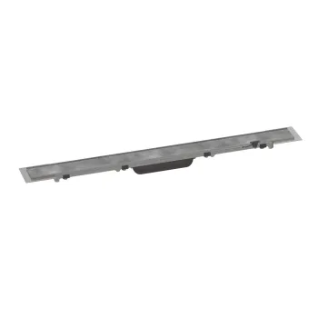 Dušas kanāls Hansgrohe RainDrain Rock, ar resti flīžu ievietošanai, nerūsējošais tērauds, 56030000 NEW