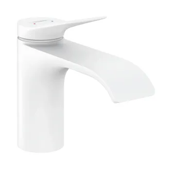Vannas istabas izlietnes maisītājs Hansgrohe Vivenis 80, EcoSmart, matēta balta, 75012700 NEW