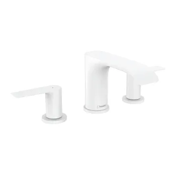 Vannas istabas izlietnes maisītājs Hansgrohe Vivenis, ar PopUp vārstu, iebūvējams EcoSmart, matēta balta, 75033700 NEW