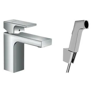 Vannas istabas izlietnes maisītājs Hansgrohe Vernis Shape, ar Bidetta, hroms, 71216000 NEW