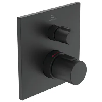 Dušas maisītājs Ideal Standard CeraTherm, ar termostatu, matēta melna, A6956XG