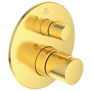Dušas maisītājs Ideal Standard CeraTherm, ar termostatu, matēta zelta, A5813A2