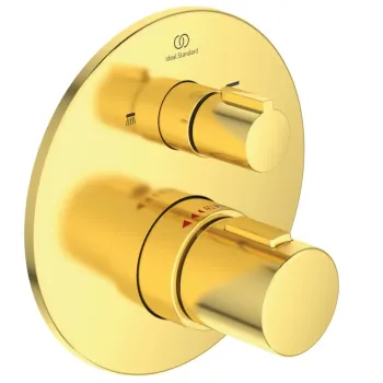 Vannas maisītājs Ideal Standard CeraTherm, ar termostatu, matēta zelta, A5814A2