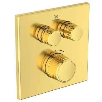 Dušas maisītājs Ideal Standard CeraTherm Navigo, ar termostatu, matēta zelta, A7302A2