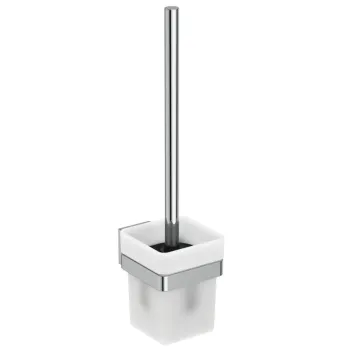 Tualetes birste Ideal Standard IOM Square, matēts stikls/hroms, E2194AA