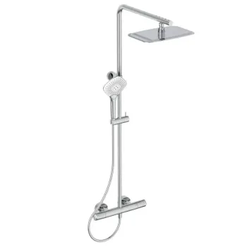 Dušas komplekts Ideal Standard CeraTherm, ar termostatu, 30x20 cm, 3 režīmi, hroms, A7705AA