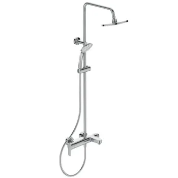 Dušas komplekts Ideal Standard Cerafine O, ar vannas maisītāju, 20 cm, hroms, BC525AA