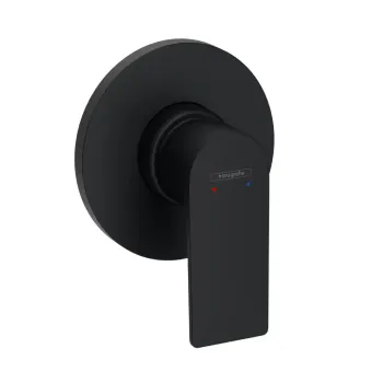 Dušas maisītājs maisītājs Hansgrohe Rebris E, iebūvējams matēta melna, 72658670 NEW