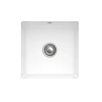 Virtuves izlietne Villeroy & Boch Subway 50 SU, keramiska, pabūvējama, Balta 332501RW