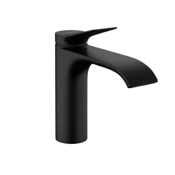Vannas istabas izlietnes maisītājs Hansgrohe Vivenis, EcoSmart, CoolStart, matēta melna, 75024670 NEW