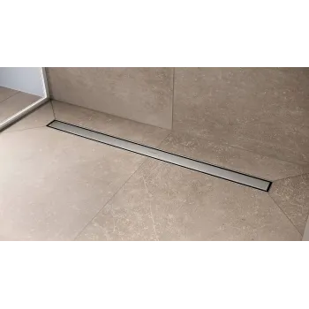 Dušas kanāls Hansgrohe RainDrain Compact, ar resti, matēta nerūsējošā tērauda, 56168800 NEW