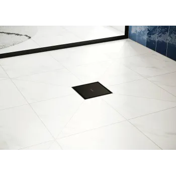 Traps Hansgrohe RainDrain Point, 10x10 cm, matēta melna, 56247670 NEW