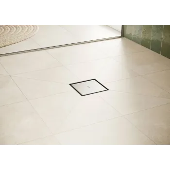 Traps Hansgrohe RainDrain Point, 15x15 cm, matēts nerūsējošais tērauds, 56249800 NEW