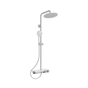 Dušas komplekts Ideal Standard Ceratherm S200, ar termostatu, diametrs 25 cm, 3 režīmi, hroms, A7331AA